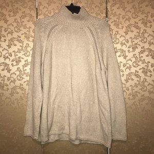 J. Jill Pure Jill Beige Tunic Sweater Large